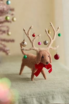 Reindeer Dog Felt Critter