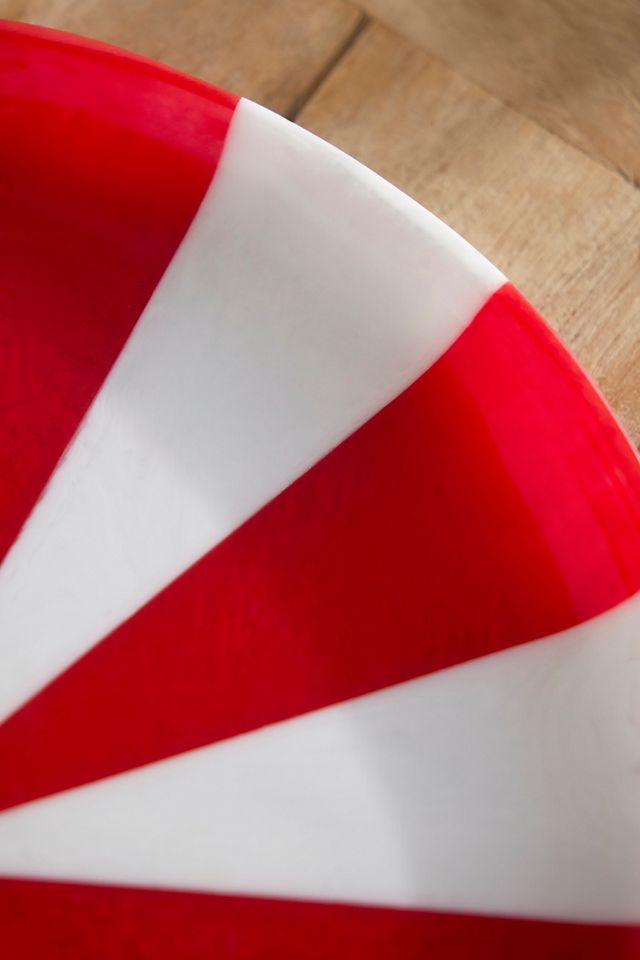 Terrain Candy Stripe Resin Serving Platter #2
