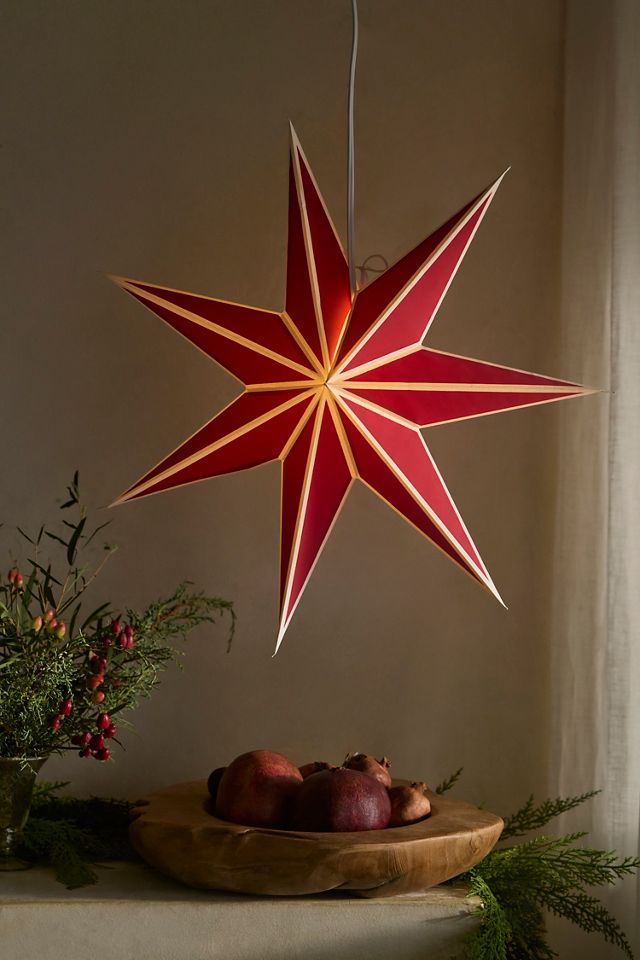Paper Star Pendant Light #1
