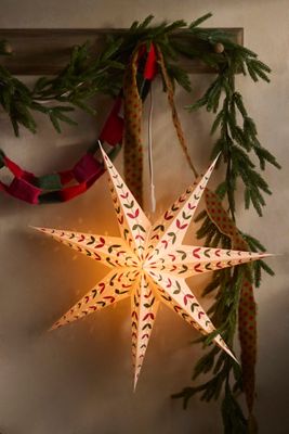 Terrain Paper Star Pendant Light
