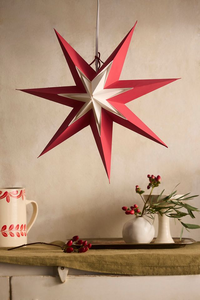 Paper Star Pendant Light #1