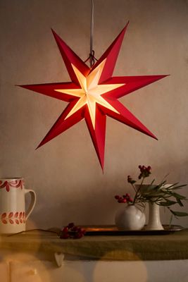 Terrain Paper Star Pendant Light