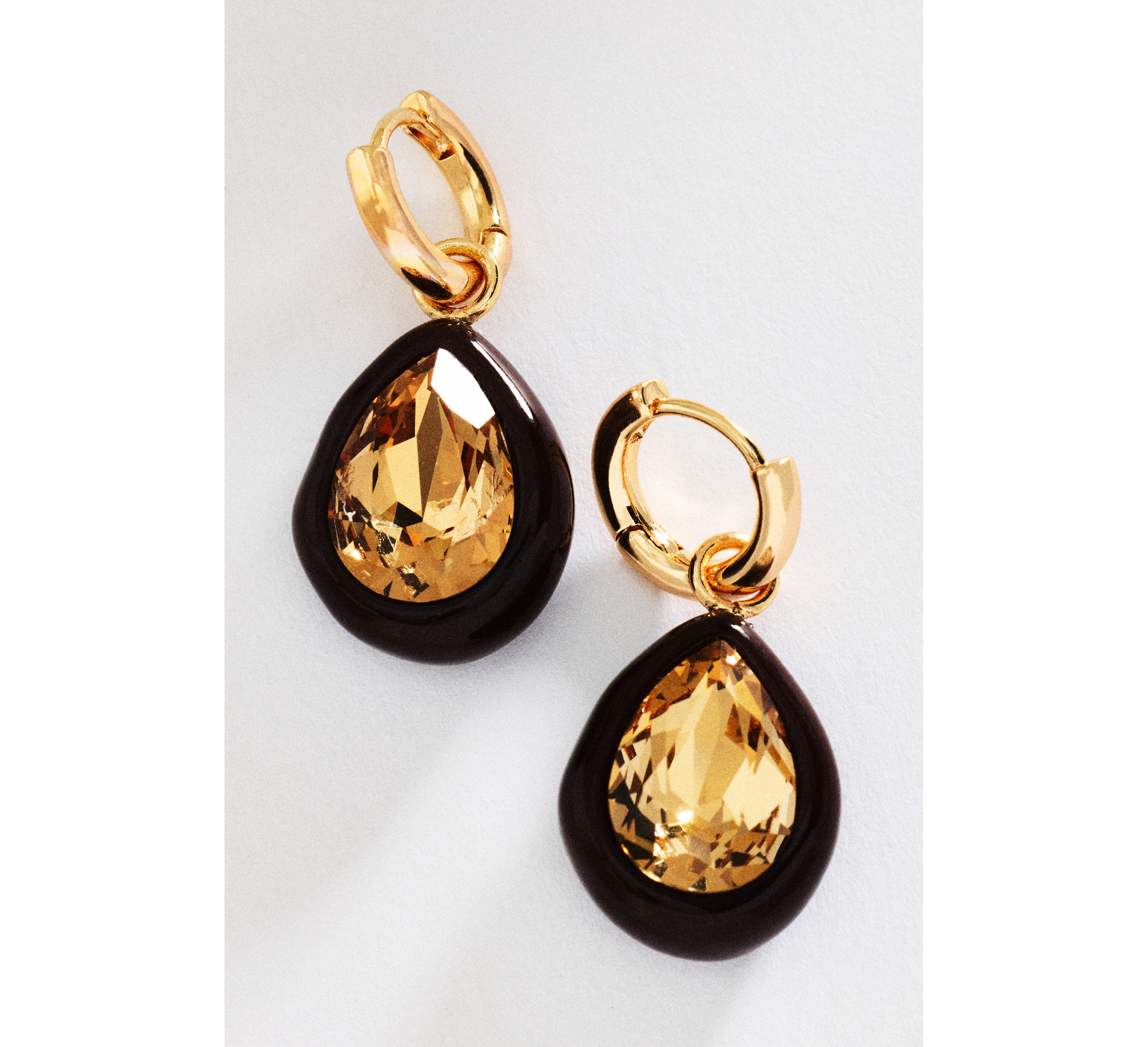 By Anthropologie Statement Bezel Earrings