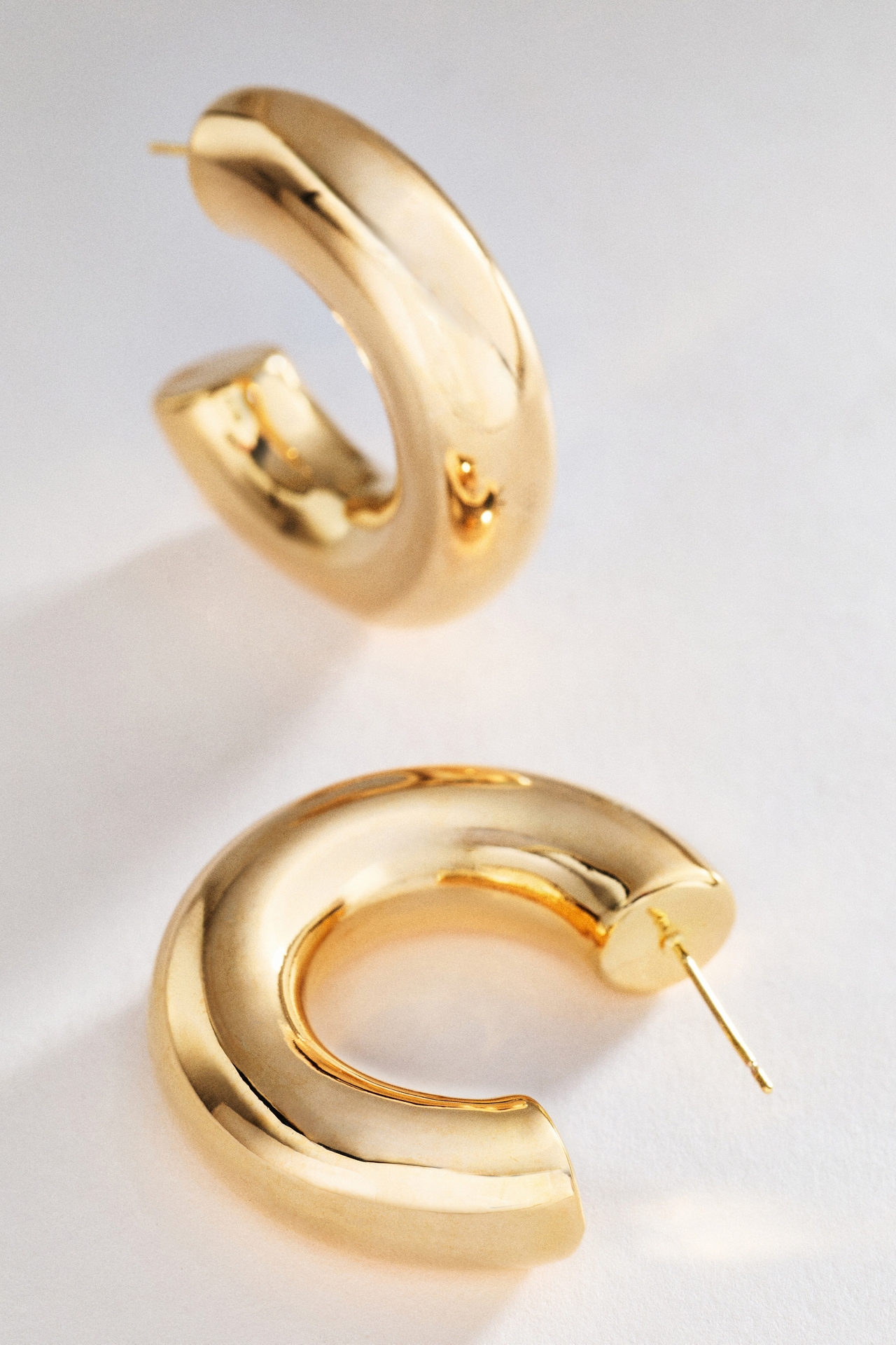 By Anthropologie Tubular Hoop Earrings