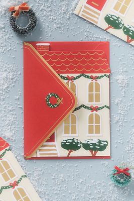 Christmas Holiday Home Stationery Set