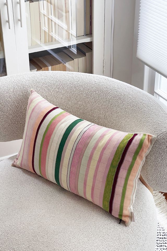 Archive New York Ola Vintage Striped Pillow #2