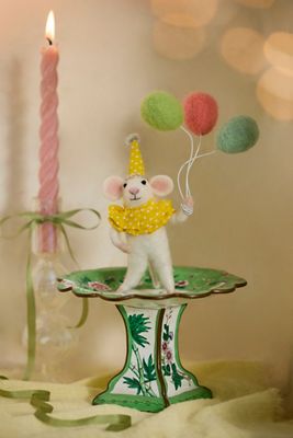 Birthday Balloons Mouse Felt Critter