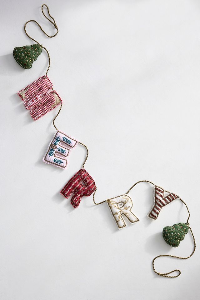 Merry Beaded Garland #2