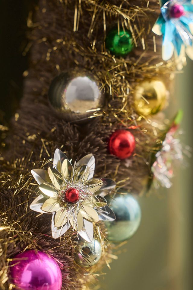 Reflector Tinsel Wreath #1