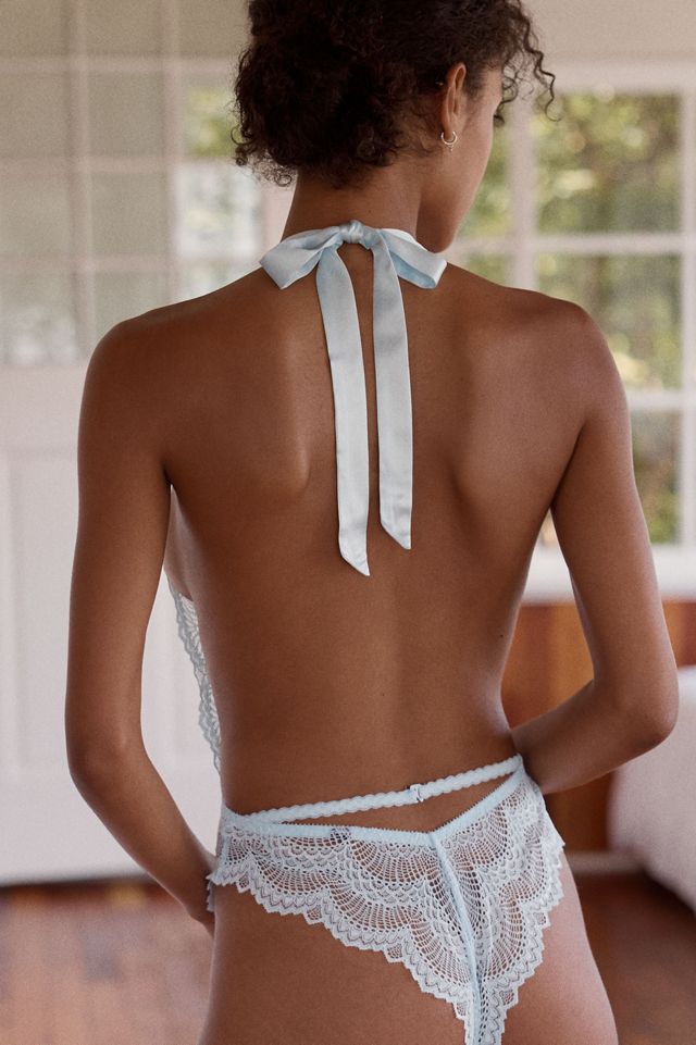 Journelle Natalia Halter-Neck Lace Bodysuit #2
