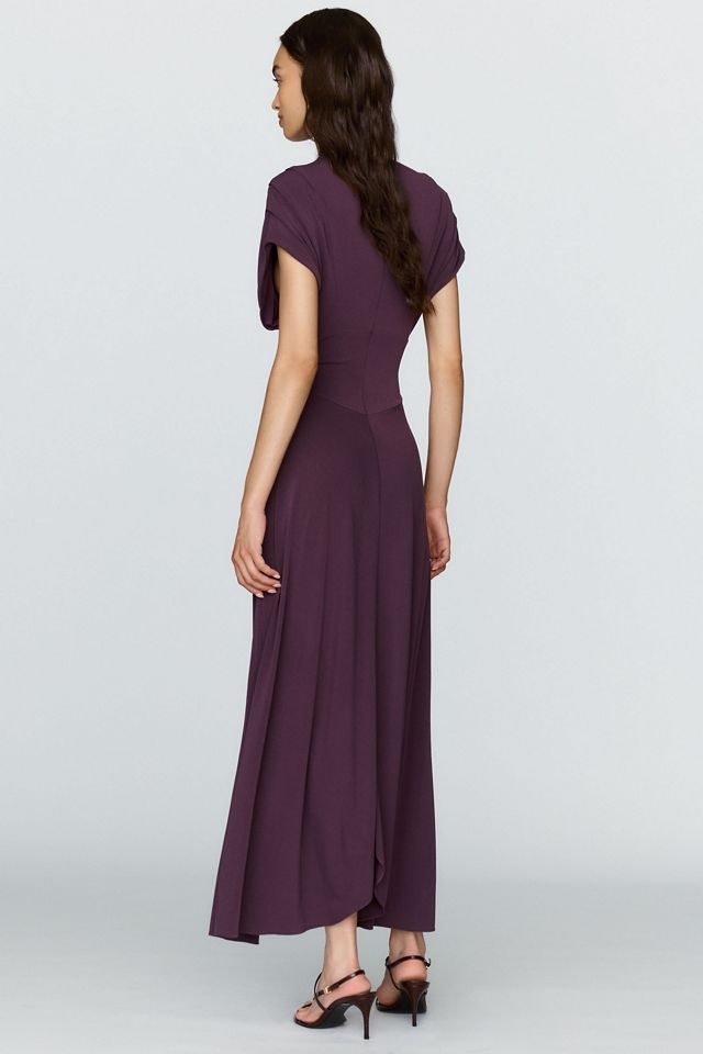 BHLDN Ruched Drop Waist Midi Dress #2
