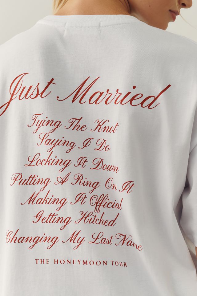 By Anthropologie Just Married 100% Cotton Tee #3