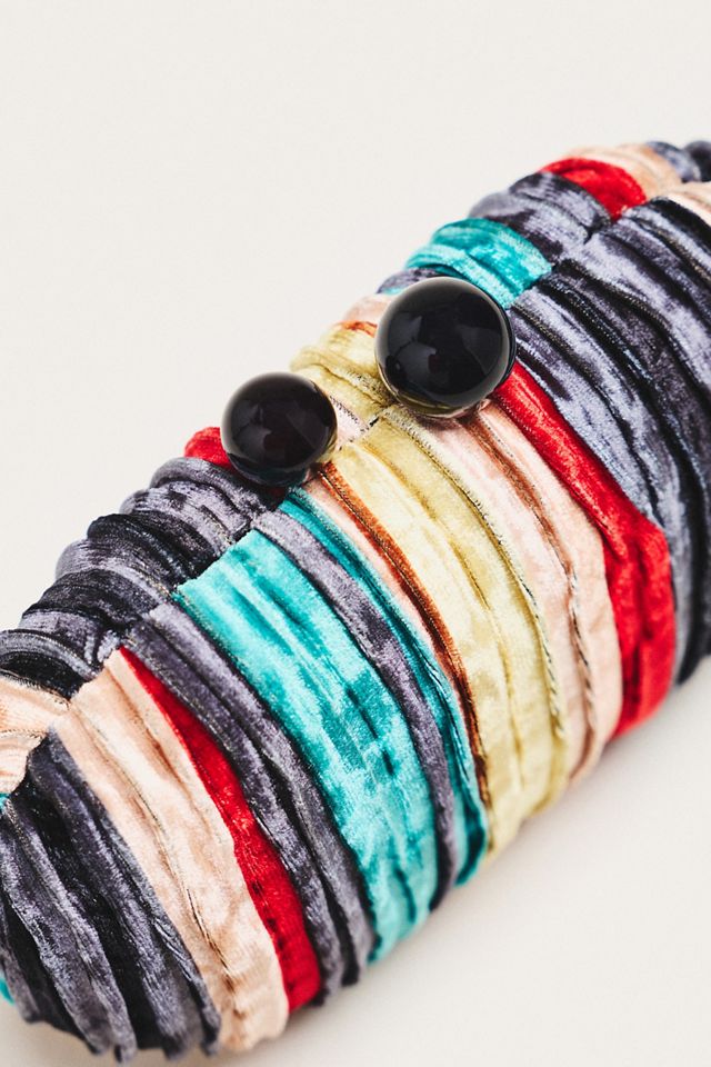 Maeve Multi Color Velvet Clutch #2