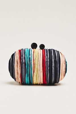 Maeve Multi Color Velvet Clutch