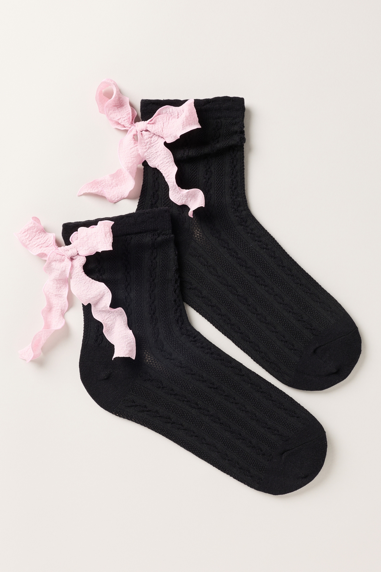 High Heel Jungle Mel Bow Socks