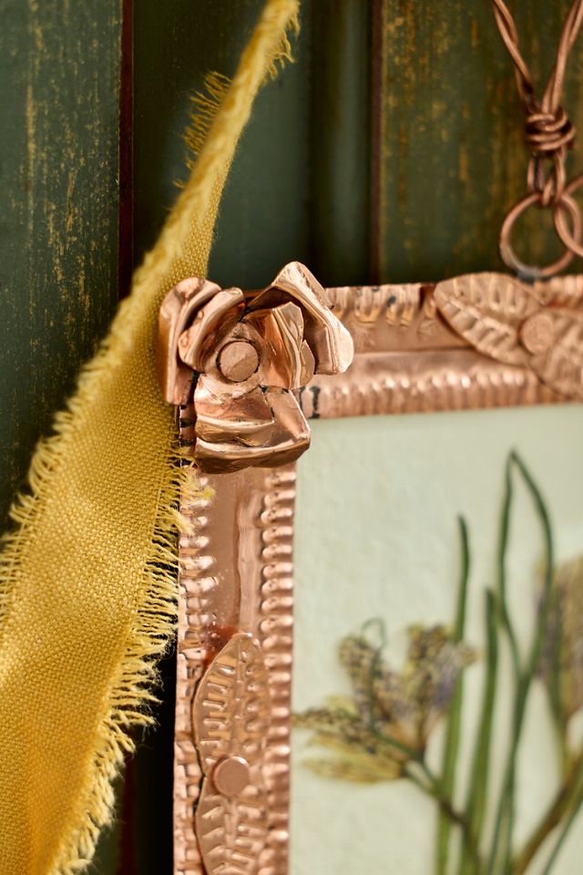 Botanical Frame 2026 Commemorative Copper Ornament #1
