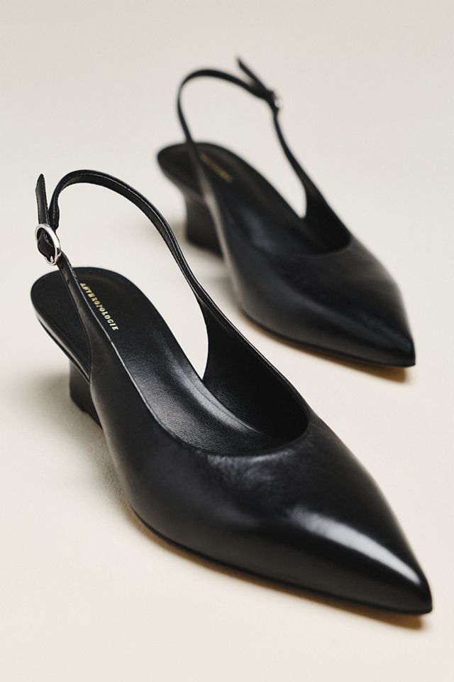 By Anthropologie Slingback Wedge Heels #1