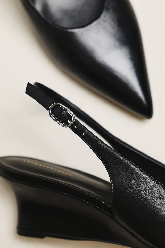 By Anthropologie Slingback Wedge Heels #2