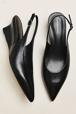 By Anthropologie Slingback Wedge Heels