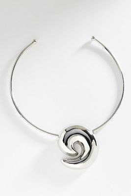 By Anthropologie Chunky Swirl Collar Necklace