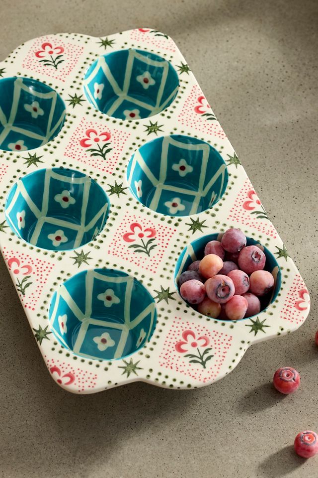 Domino Stoneware Muffin Baker #1