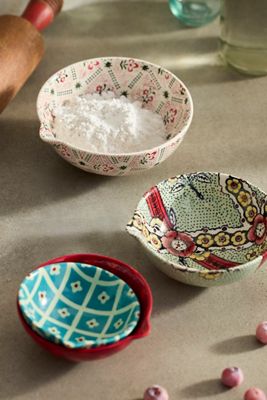 Terrain Domino Stoneware Measuring Cups