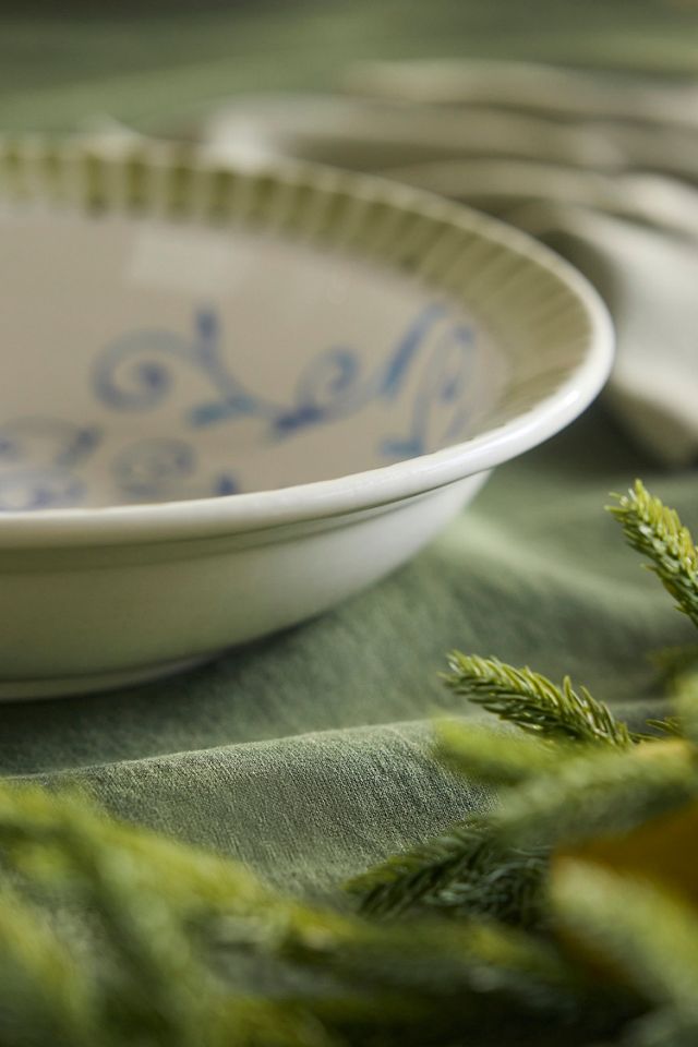 Terrain Reindeer Stoneware Serving Bowl #2