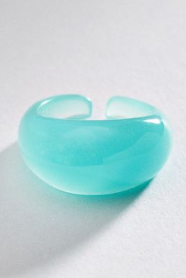 By Anthropologie Iridescent Chunky Ring