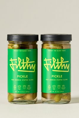 Filthy Stuffed Olives, Set of 2