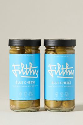 Filthy Stuffed Olives, Set of 2