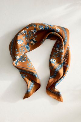 Botanical Silk Bandana