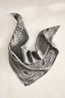 Paisley Silk Bandana