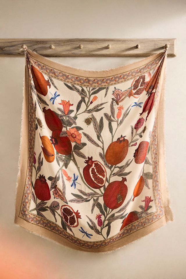 Fall Fruits Modal + Cashmere Scarf #1