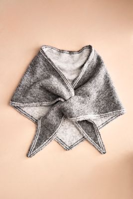 Solid Pull-Through Knit Scarf
