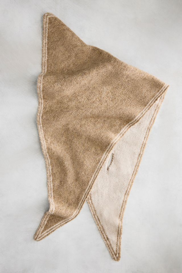 Solid Pull-Through Knit Scarf #1