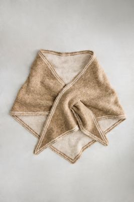 Solid Pull-Through Knit Scarf