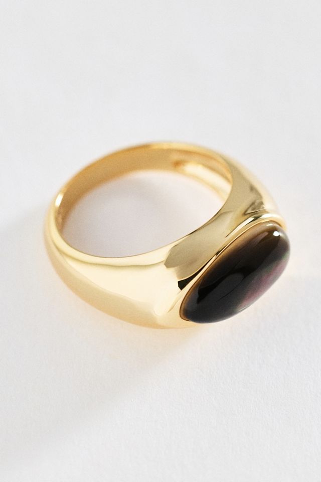 Awe Inspired Gemstone Signet Ring #1