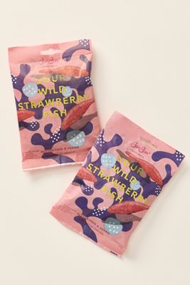 BonBon Sour Fish Candy, Set of 2