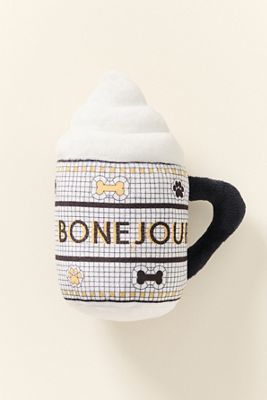 Bistro Mug Plush Dog Toy