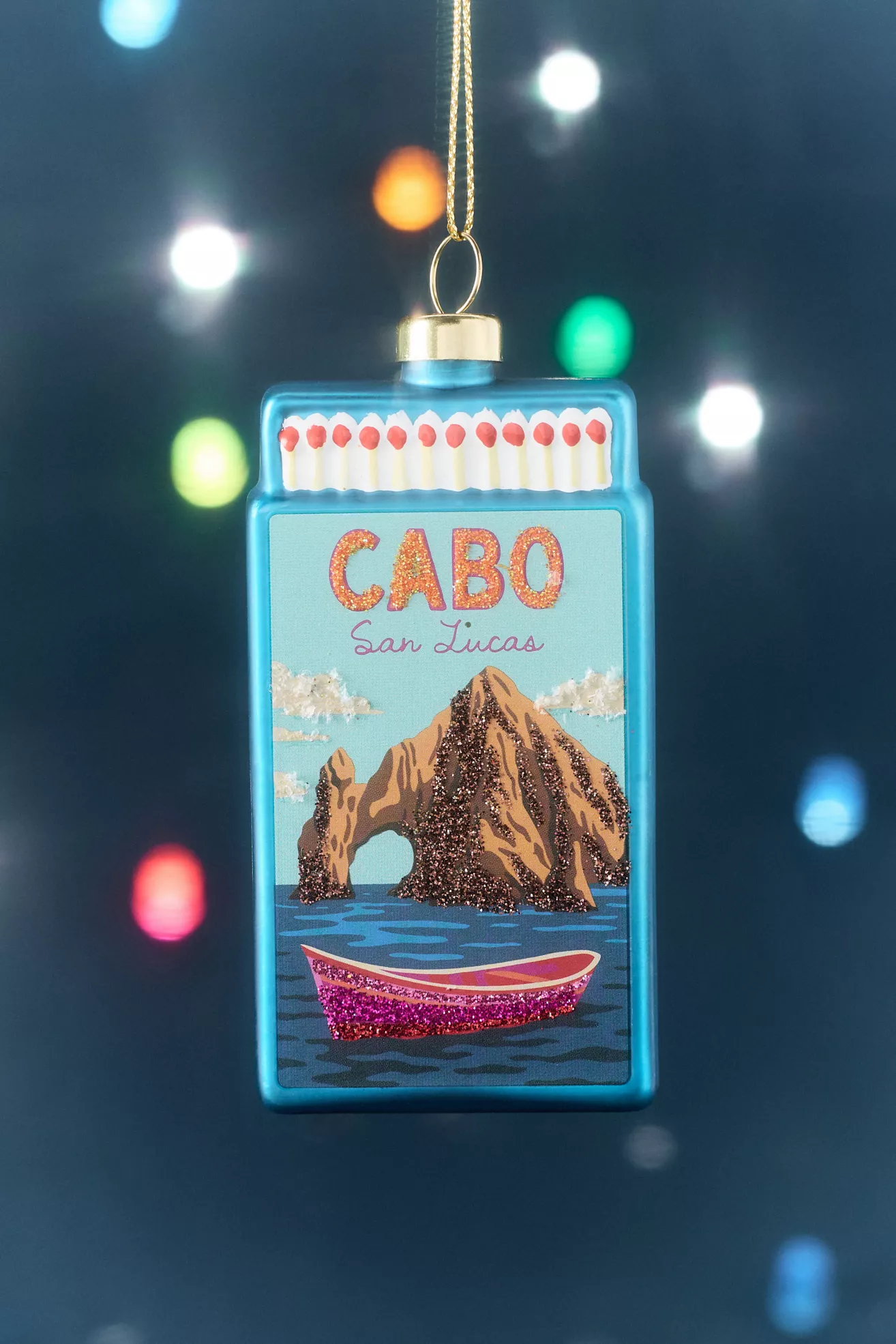 Furbish Studio Glass Matchbook Ornaments: Abroad Edition