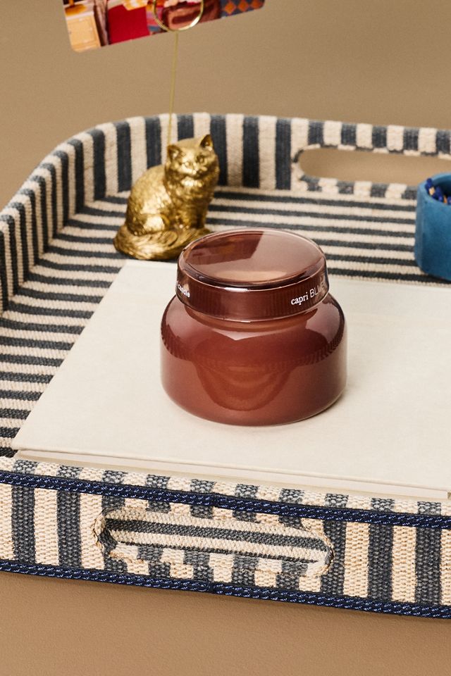 Blue Pheasant Striped Martello Tray #1