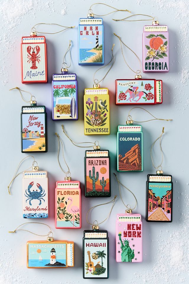 Furbish Studio Matchbook Ornament: State Edition #1