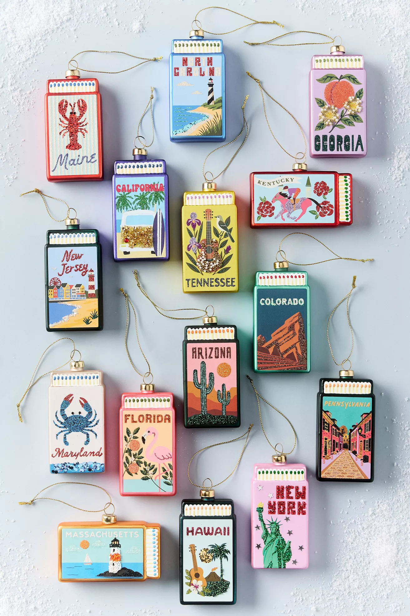 Furbish Studio Matchbook Ornament: State Edition - thumbnail 8