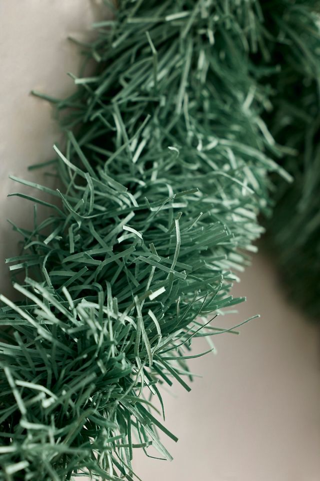 Paper Fringe Garland, Green #1