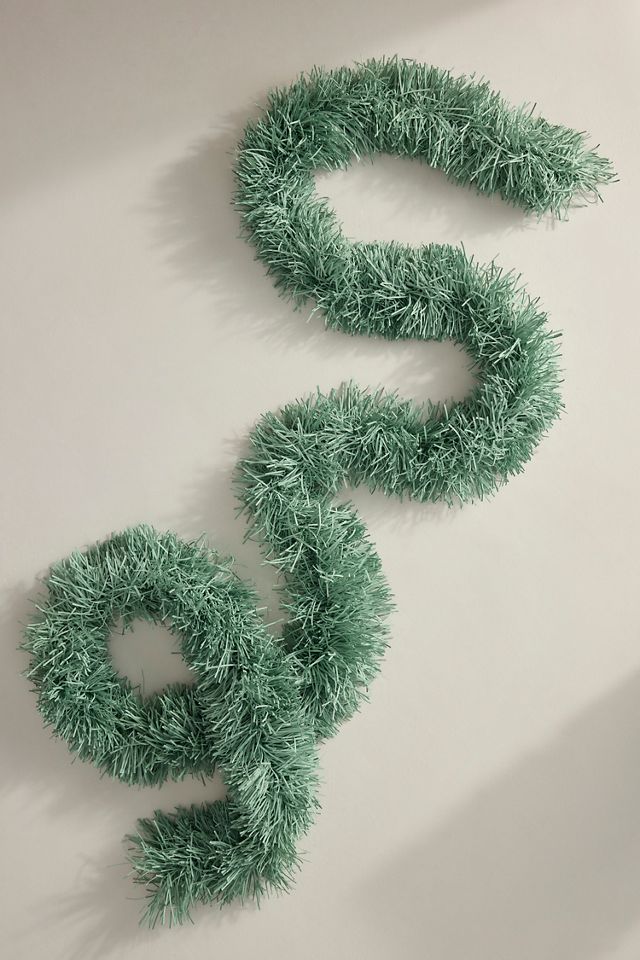 Paper Fringe Garland, Green #3