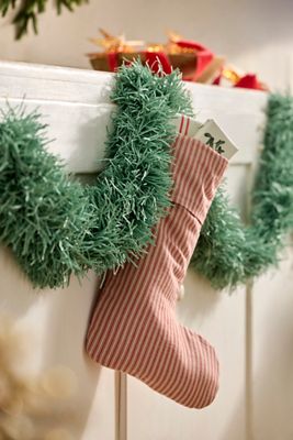 Paper Fringe Garland, Green