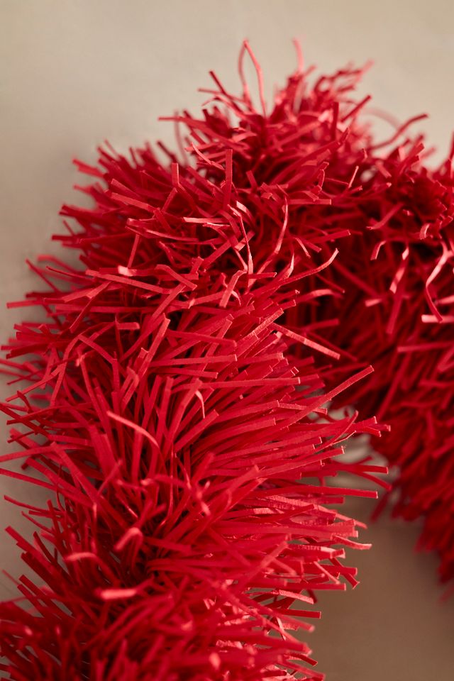 Paper Fringe Garland, Red #1