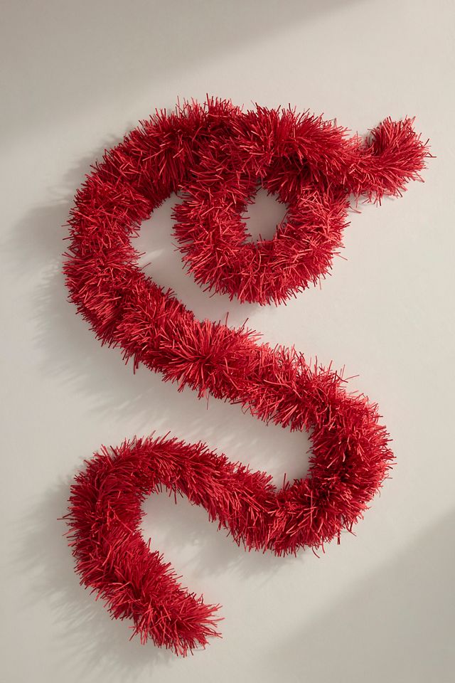 Paper Fringe Garland, Red #3
