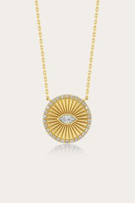 Billie Simone Jewelry Marquise Sunset Necklace