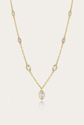 Billie Simone Jewelry Marquise Drip Necklace
